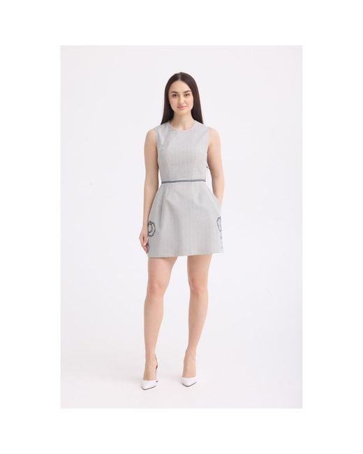 Georgette Gray Monochrome Muse Dress