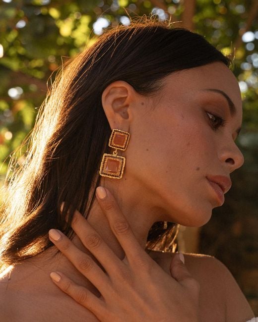 Ornare the Label Metallic Alba Earrings