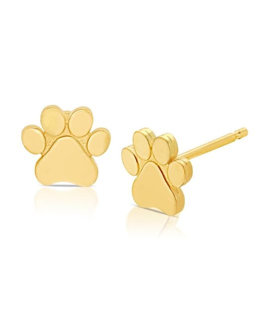 Maya Brenner Metallic Charm Stud