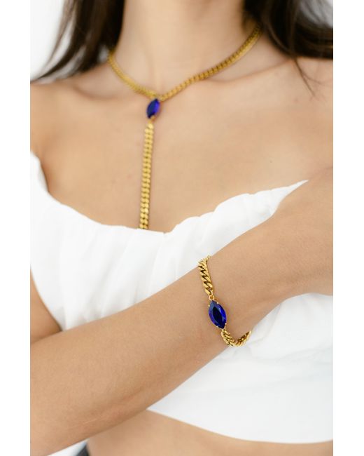 Adriana Pappas Designs Metallic Marquise Bracelet
