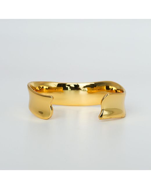 Miss Cecilia Yellow Curve Cuff Bangle