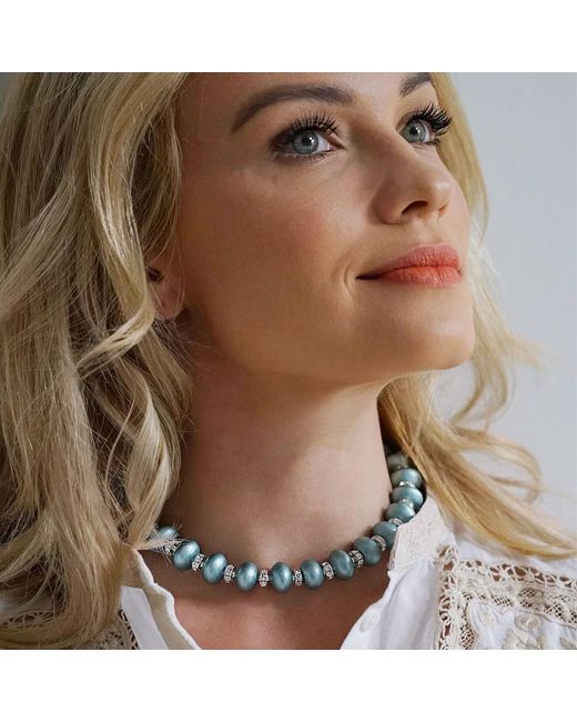 Saule Label Blue Mika Necklace