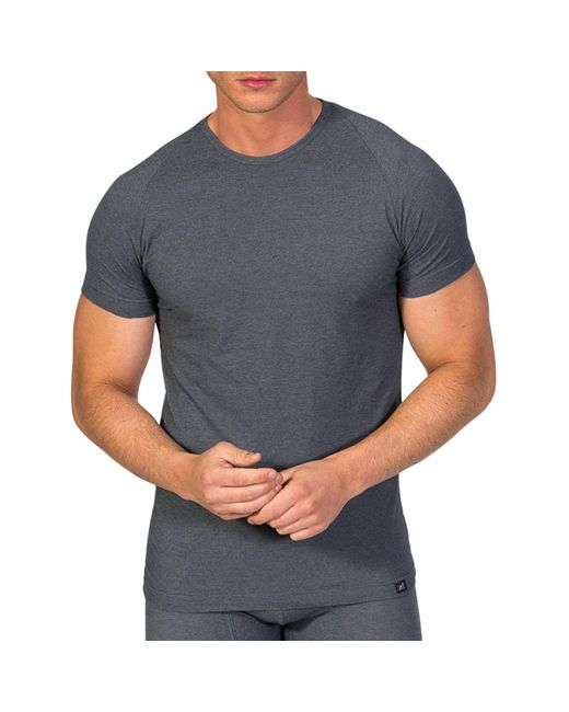 Zd - Zero Defects Blue Round Neck T-Shirt for men