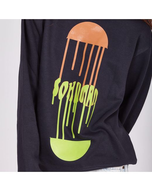 SOHUMAN Blue Daya Organic Cotton Sweatshirt