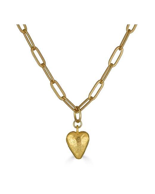 Loni Paul Jewelry Metallic Delicate Heart Necklace