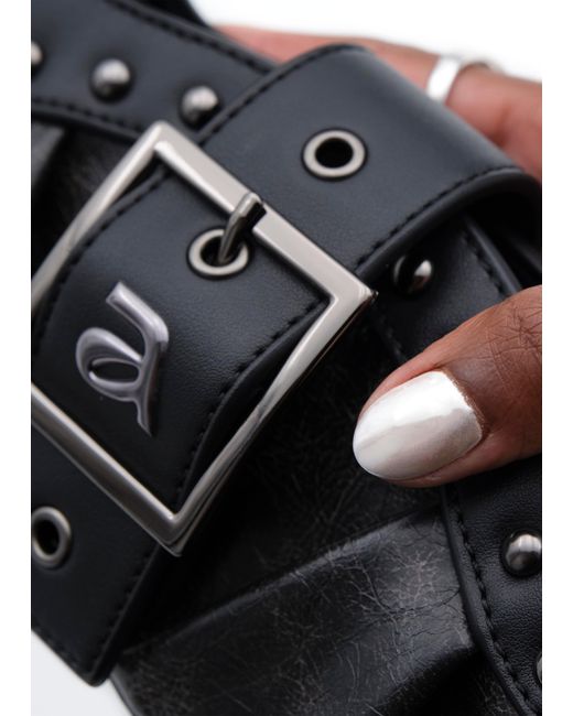 A by Anyah Black Archie Rock City Shoulder Bag