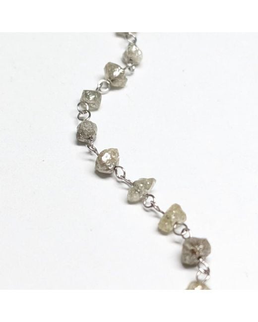 Rahul's Jewels Metallic 7 Genuine Diamond Rough Bracelet