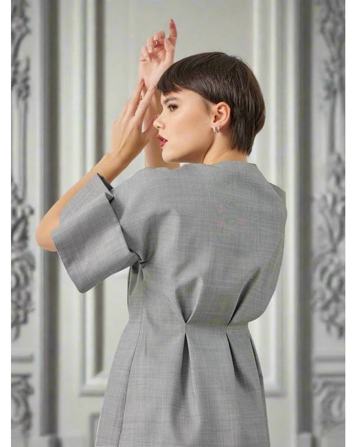 Lumina Eligma Gray Neoteric Dress