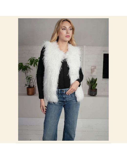 Nooki Design White Scandi Gilet