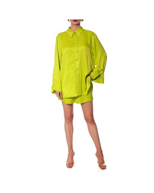 AGGI by HALEWSKI Green Jerry Lime Shorts