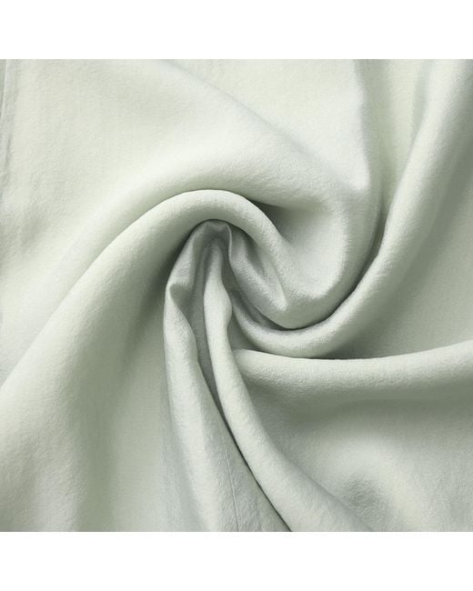 FRONT ROW SHOP White Sleeveless Open-Back Maxi Dress Dust Mint