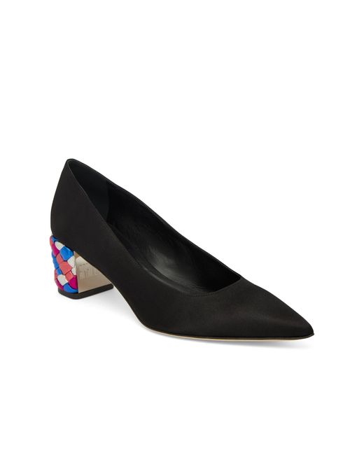 April & Alex Black Essie Noir Pump