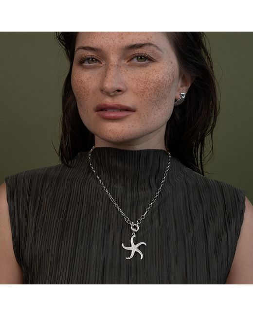 Zoe & Morgan Metallic Starfish Charm