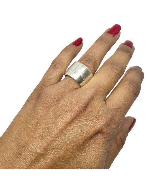 Tg-Jewellery by Tamara Gervasio Metallic Sterling Puzzle Stackable Ring