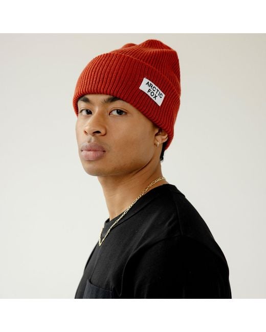 Arctic Fox & Co. Red Recycled Bottle Beanie