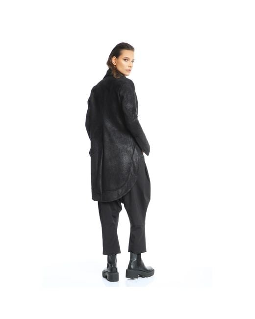 Silvia Serban Black Conical Pleated Pants