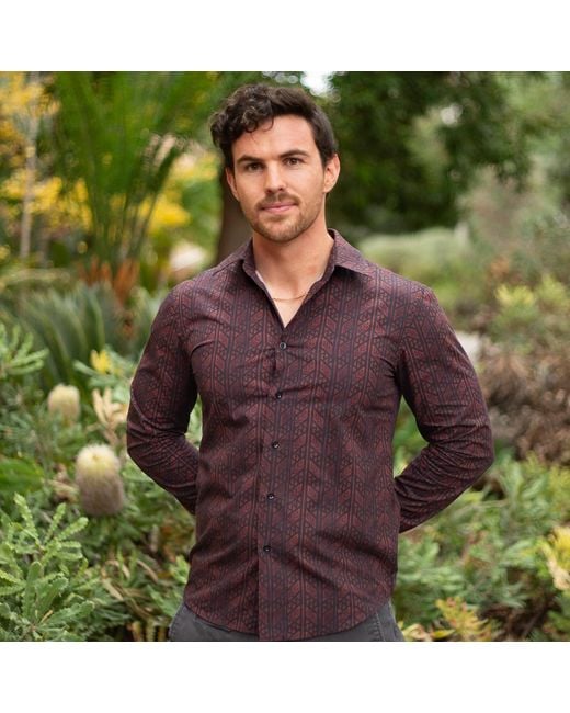 Maurice Saxe Purple Habsburg Shirt for men