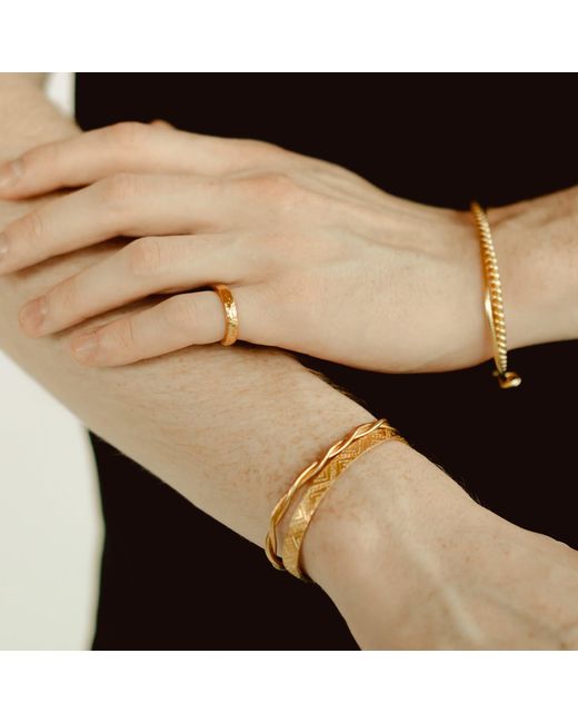 Les Reines Metallic Rope Twist for men