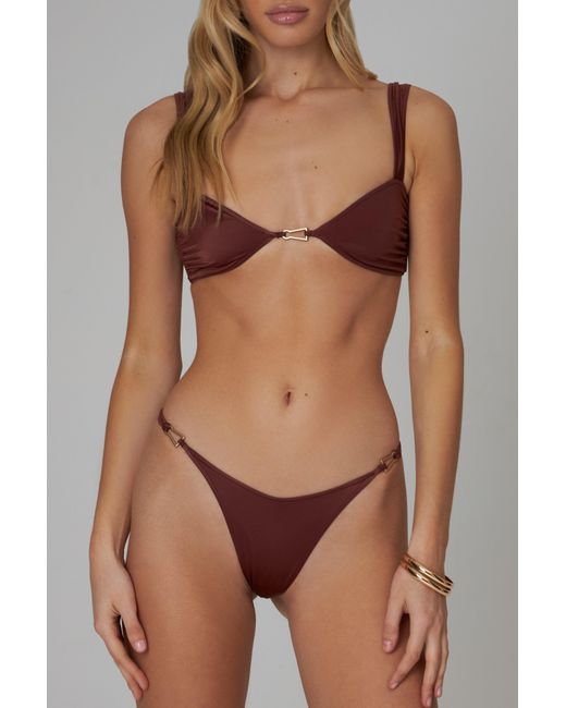 Bianca Resortwear Brown Lola Bikini Top