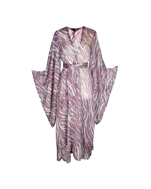 Jennafer Grace Purple Etosha Kimono