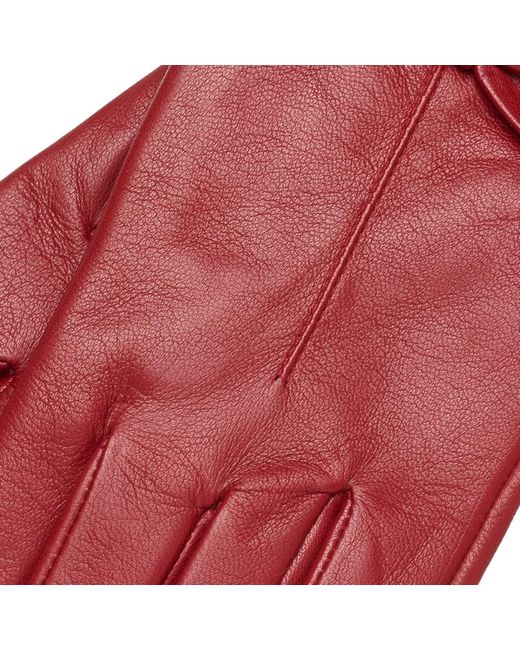 1861 Glove Manufactory Red Avellino
