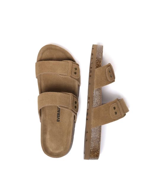 EverAu Australia White Scarlet Leather Sandals