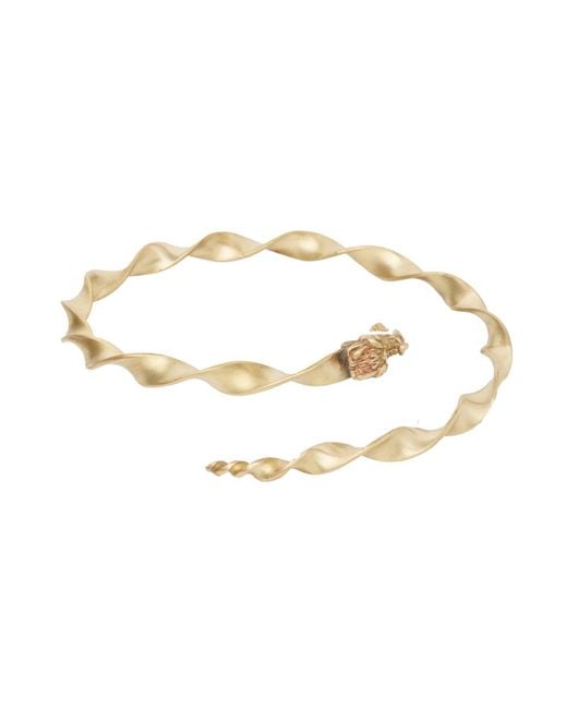 Zeworks Metallic Dragon Sari Burma Upper Arm Cuff