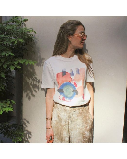 Boutique Kaotique Pink My Brain Is Off-Line Today Organic Cotton Tee