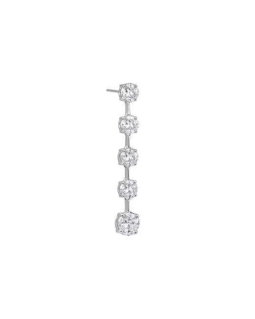 Arte Madrid White Gemma Cascading Dangle Earrings