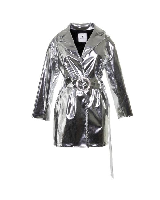 Brenda Agradi Black Mirror Party Trench Coat
