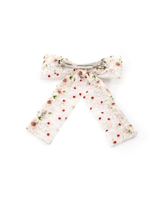 ADIBA White Garden Of Eden Hair Handmade Barrette