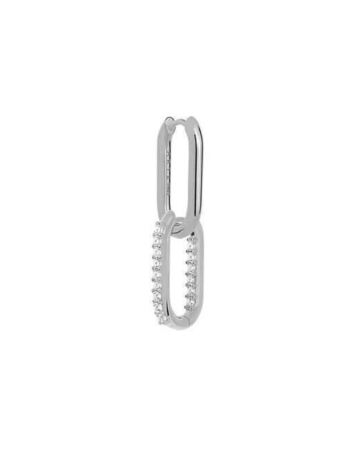 Arte Madrid Metallic Toggle Convertible Hoop Earrings
