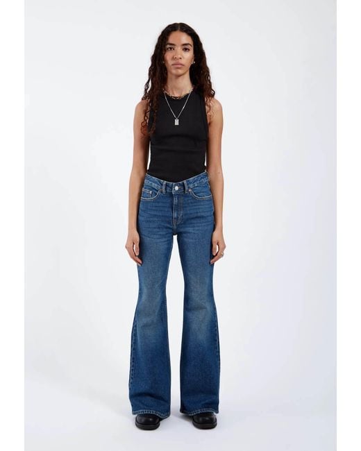 Dr. Denim Blue Elba Mid Bootcut