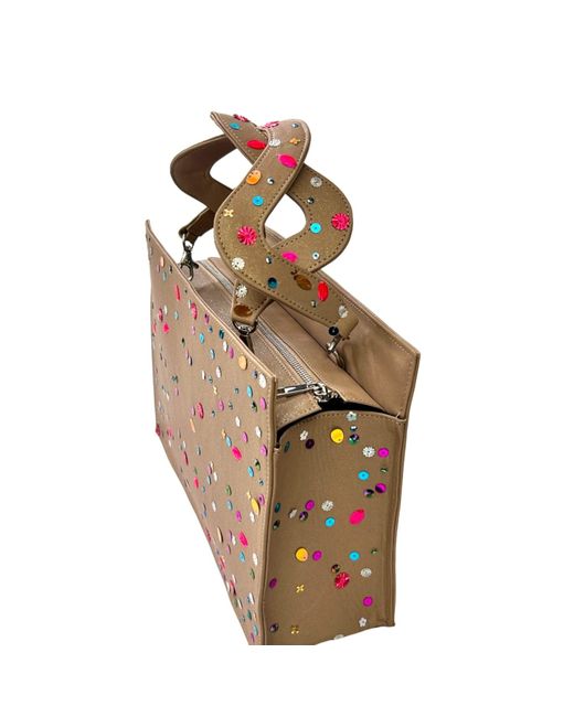 Simitri Brown Bageecha Tote