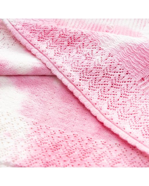 Fully Fashioning Pink Zelda Floating Stitch Midi Dress