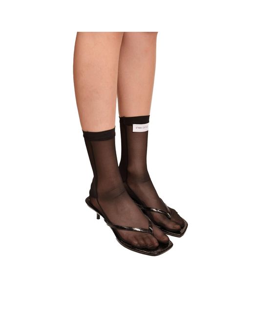 Ioana Ciolacu Black Tabi Socks