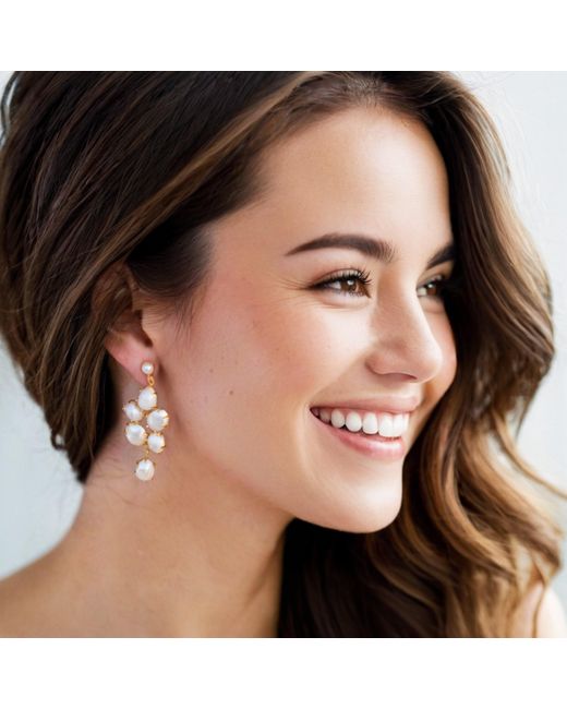 GEM BAZAAR Metallic Margo Earrings