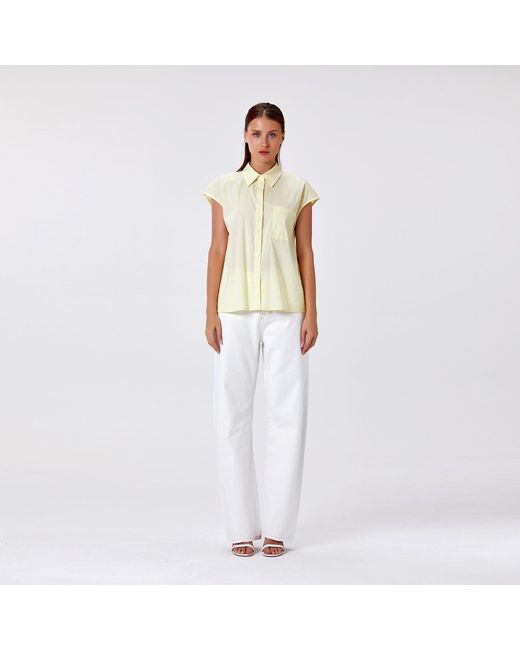 Smart and Joy Yellow Classic Short-Sleeve Shirt for men