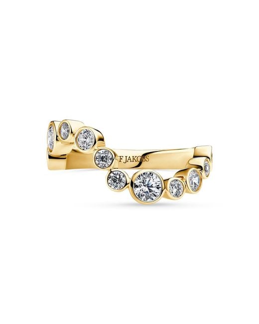 Sif Jakobs Jewellery Metallic Ring Sardinien Wave