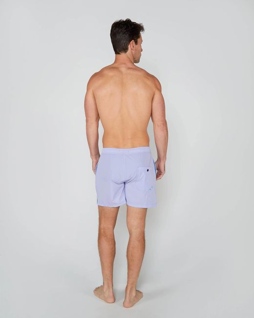 Lords of Harlech Blue Quack Swim Short for men