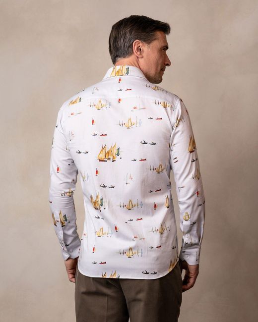 Blake Mill Blue Lowry: Yachts Shirt for men