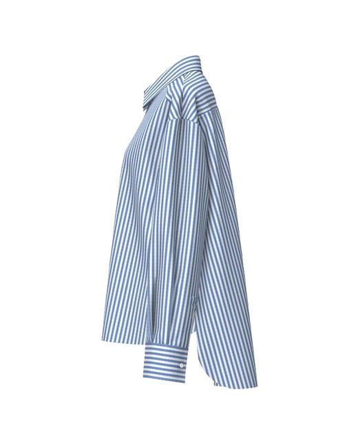 Zenzee Blue Boyfriend Button Up Shirt
