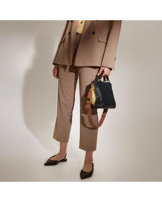 Sac En Cuir Rouge Belysa Klase - 2 Façons De Porté (Bandoulière/Banane) - Neuf Sans Étiquette
