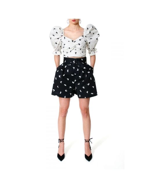 AGGI by HALEWSKI Black Brigitte Shorts