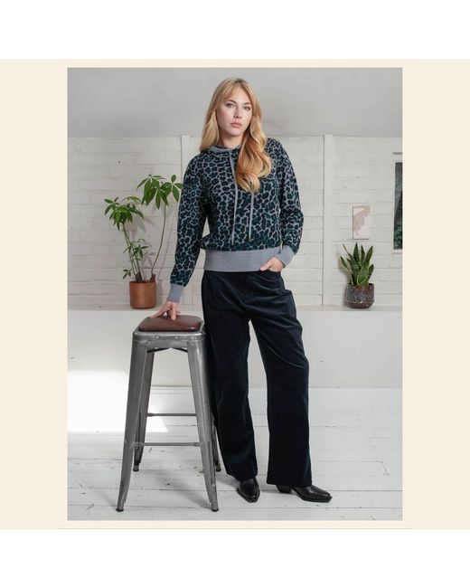 Nooki Design Gray Leopard Norwood Hoodie
