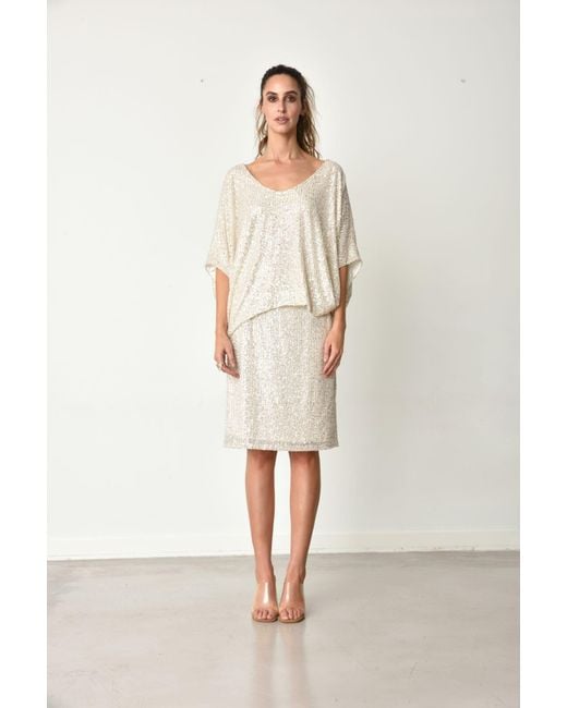 Muche Et Muchette Natural Cheri Sequins Skirt/Mini Dress