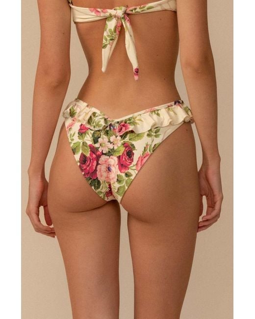 Montce Brown Bouquet Luana Bikini Bottom