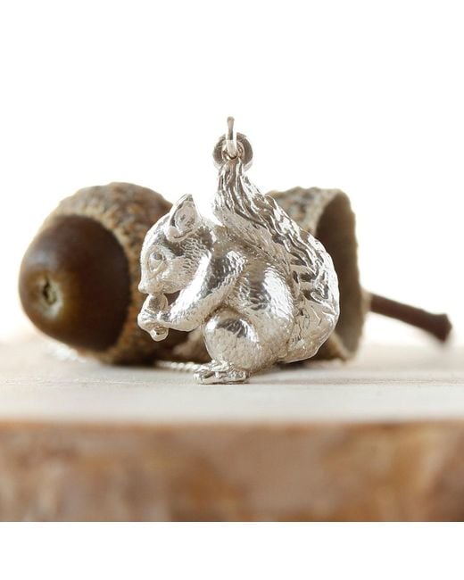 Lee Renee Metallic Baby Squirrel Necklace – Small