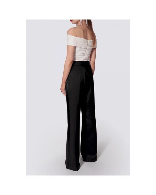AGGI by HALEWSKI White Mia Pearl Off Shoulder Top