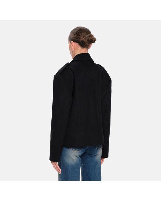 OW Collection Black Presley Wool Jacket